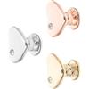 DINHEAROM Charm per Cinturino Orologio Intelligente 38mm in Acciaio Inox 3 Pezzi | Forma a Cuore, Effetto Decorativo Delicato, Accessorio per Cinturino, Stile Gioiello per Uso Quotidiano