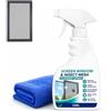 Generic Spray Detergente Per Zanzariere E Reti, Kit Di Pulizia Per Zanzariere (1PC) | Detergente Per Zanzariere (A Rete) Con Panno Incluso; Rimuove Rapidamente Polvere E Residui Appiccicosi