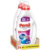 Persil Detersivo liquido Color (124WL) ultra concentrato | Rimozione delle macchie con tecnologia Deep Clean Plus, scorta senza preoccupazioni in 2 bottiglie salvaspazio