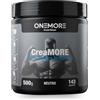 ONEMORE Nutrition ONEMORE CreaMORE Creatina Monoidrata Pura 500g - Micronizzata 200 Mesh Grado Farmaceutico - Gusto Neutro - Aumento Forza e Massa Muscolare - 100% Made in Italy - Senza Additivi