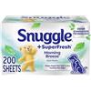 Snuggle SuperFresh, fogli per asciugatrice, 200 pezzi, brezza mattutina