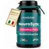 modulab NeuroSync, Citicolina Pura, Colina Integratore, Fosfatidilserina, Memoria e Concentrazione, CDP-Colina Pura, 120 Capsule di Citicolina, Made in Italy, Senza Glutine e Senza Lattosio