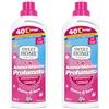 Generico Ammorbidente Profumato Concentrato Gocce di Seta - 40 Lavaggi - Profumo Intenso e Persistente - Bucato Morbido e Fresco - Per Lavatrice e Lavaggio a Mano - Made in Italy - 2 Unita da 1L