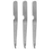ZAMAHA UK Zamaha - Lima per unghie in metallo di alta qualità, durevole, riutilizzabile, doppia faccia, adatta per pedicure professionale e manicure, impugnatura ergonomica, set di 3
