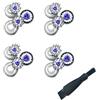 GENTERUN Testine Di Ricambio for Lama Di Rasoio for Rasoio, Compatibili Con Philips, Modelli Serie S9000 SP9880 SP9862 S9985 SP9860 SP9863 S9987 SH91/51 SH91/52(Set 4)