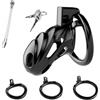 Generisch Gabbia Di Castità Per Uomini, Sissy Con 3 Anelli Per Il Pene, Gabbia Di Castità Cintura Di Castità, Gabbia Di Castità, Costrizioni, Giocattolo Bdsm Set Bdsm Di Costrizione Per Uomini e Coppie