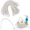 Gosknor 32 Confezioni Supporto per Tubo Ossigeno Crimpatore Raddrizzatore, Tubo Ossigeno Cannula Nasale Accessori per Tubo Ossigeno Supporto per Tubo Ossigeno per Concentratore Ossigeno Portatile