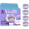 Gillette Venus Cargador Venus Breeze 4 Und Cura della persona e salute | Cartuccia con barrette di gel profumate, nastro lubrificante, schiuma e rasa, 1 ricarica fino a 30 giorni