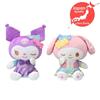 SEGA Set Di 2 Bambole Di Peluche MAGICAL CANDY Sanrio My Melody Kuromi 2024 RARE