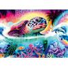 Schmidt 58634 Tartaruga al Neon, Sheena Pike, Puzzle da 1000 Pezzi