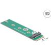 DELOCK Adapter M.2 Key A+E St > M.2 Key M Slot