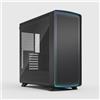 Fractal Design Summit, case per PC a torre, colore nero, pannello laterale in vetro temperato con effetto "light tint"