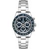 DUXOT Orologio cronografo Accelero da uomo da 40 mm con cinturino in acciaio inossidabile massiccio DX-2065