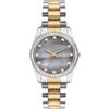 Lee Cooper Orologio da donna 2035 con display analogico e cinturino in metallo - LC07478.260, argento/oro, Argento/Oro, Bracciale