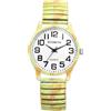JewelryWe Orologio da Polso Elastico da Donna: Orologio Cinturini Elastici Numeri Arabi Quadrante Grande Colore da Scelta