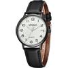 CIVO Orologio Donna Numeri Grandi: Facile Leggere per Lavoro e Quotidiano | Bracciale in Pelle Morbida, Comodo da Indossare, Bellissimo Regalo per Moglie e Mamma, Perfetto per Compleanno e Natale