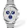 Tissot PR 100, Cronografo al quarzo svizzero, 40mm, quadrante bianco, orologio da uomo