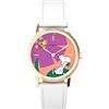 Timex Orologio da donna Peanuts Marlin 34mm - Cinturino bianco Altro quadrante Cassa in oro rosa