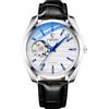 DAXIAOYU Orologio da polso da uomo automatico scheletro, casual, quadrante grande, meccanico, a carica manuale, impermeabile, luminoso