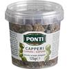 Ponti, Capperi Al Sale, Ottimo Antipasto Ideale per Realizzare Ricette Classiche e Saporite, Ideale anche per Arricchire Insalate, 100% Made in Italy, 125 g
