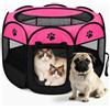 Haoppmof Box pieghevole per cuccioli, 74 x 74 x 43 cm | Recinto per piccoli animali domestici, per cuccioli, gatti, conigli, interni ed esterni