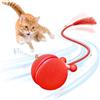 Cheerble Wicked Ball MiniTail - Giocattolo interattivo elettrico per gatti | Giocattolo automatico per gatti con 3 modalità di gioco, suoni di uccelli, luce LED, USB-C e fino a 110 minuti. Tempo di