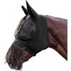 Waldhausen WB - Maschera con frangia nasale, colore: Nero