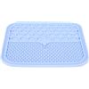 zolux - Tappetino leccare in silicone Ventosa M 21 x 21 cm, blu per cani