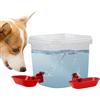 Generic Fontana per Animali 3L per Cani a Collo Largo | Fontana per Cani per Casa Ufficio Appartamento Camera da Soggiorno Balcone