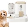 Generic Set Cibo E Acqua Per Gatti Distributore Automatico Cibo E Acqua Per Piccoli | Auto. Per Cani Gatti Cuccioli Di Piccola Taglia Animali Domestici Set Automatico Vaschetta Alimento
