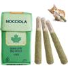 Nocciola Confezione da 3 giocattoli divertenti per gatti con erba gatta biologica, sicuri per dentizione, giocattoli da masticare e kicker, antistress, per gatti da interni