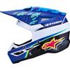 alpinestars S-M3 Falcon Casco Cross unisex blu