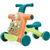 Chicco PrimiPassi Fattoria Evolutivo 4in1, Primi Passi, Cavalcabile, Monopattino e Centro Attività, Manubrio Regolabile, Cestello Anteriore e 6 Formine Incastro Animali, Gioco Bambini, 9-36 Mesi