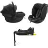 kk Kinderkraft KINDERKRAFT ENDURA SAFE MODULAR SYSTEM, 3in1, Per Bambini e neonati, Seggiolino auto per Bambini, Base girevole, Ultraleggero(3,2kg), Imbottitura premium, Sistema di protezione per la testa, Nero