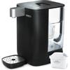 BRITA Cube Fitlrée - Distributore d'acqua (4,0 litri), diverse temperature e dimensioni di contenitori pre-registrati, tecnologia UV-C e filtro dell'acqua MAXTRA PRO Expert anticalcare inclusi