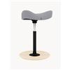 Varier Sgabello da ufficio ergonomico imbottito Move, regolabile in altezza - Grigio