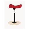 Varier Sgabello da ufficio ergonomico imbottito Move, regolabile in altezza - Rosso