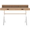 Hartô - Scrivania - Legno naturale - MDF rivestito in rovere - Designer Florence Watine