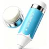 Generico 2 In 1 Applicatore Crema Solare, Roll On Crema Solare Con Pennello A Spugna, Dispenser Sunscreen Ricaricabile E Portatile Per Bambini E Adulti