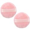 ABOOFAN Spugnette Cipria Rosa 2 Pezzi in Cotone Lavabili Riutilizzabili | Crema e Correttore, Uso Casa e Viaggio, per Ragazze e Donne, Accessorio Make-up Soffice
