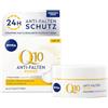 Beiersdorf NIVEA Q10 Power Crema giorno antirughe + rassodante per una pelle più liscia e dall'aspetto giovane, SPF 15, 50 ml