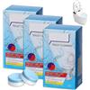 ZEBKEL 48 Pastiglie WC Effervescenti, Disincrostante WC Ultra Potente e Anticalcare per Cassetta WC, 3 Confezioni da 16 Pezzi, Detergente WC per Pulizia Profonda e Rimozione Macchie Gialle, Profumate