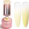 YOKE FELLOW YOKEFELLOW GleamTap Cushion - Gel per pittura ombreggiata con spugnette, colore giallo, altamente pigmentato, senza sbavature, per nail art ombre, aura e sfumature (GT621)