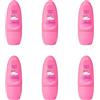 MENDOSA 6X Confezione per Tulipan Negro Deodorante Roll-On Fresa y Nata, Fragola e Panna, Set da 6 Pezzi, 50ml Ciascuno, Rosa