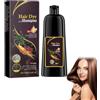 Wootapson Instant Hair Dye Shampoo 3 In 1, Shampoo Colorante -Brown | Colore Castano Naturale, Copre Efficacemente I Capelli Bianchi, Adatto A Tutte Le Tonalità Di Capelli