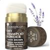 Nuva Botanicals Shampoo Secco in Polvere Senza Aerosol - Castano Scuro-12 g | capelli castani capelli scuri capelli grassi eccesso sebo assorbente polvere capelli rinfrescare senza acqua tra lavaggi cura