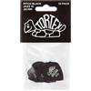 Jim Dunlop Tortex Pitch Jazz Picks 0,50 12-Pack, black