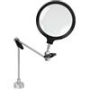 Toolour Terza mano regolabile con lente d'ingrandimento da 80 mm, ingrandimento 7x, braccio da 17 cm come supporto per scheda