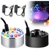 HBSFBH Nebulizzatore ad ultrasuoni, Mist Maker, Nebulizzatore per Halloween, Nebulizzatore per Stagno, Fontana d'Acqua Stagno Nebbia, per Fontana Stagno Serbatoio di Pesci roccioso