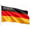 TK Gruppe Timo Klingler Bandiera della Germania XL - Mondiale 2026 - Extra Grande - Articolo per tifosi - Poliestere & occhielli in metallo - Campionato del mondo (Germania 240 x 150 cm)